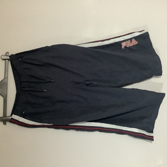Other - Retro Fila Cut Off Track Bottoms - Size M - Red, White & Blue - Classic